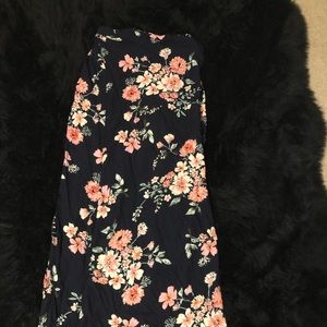 Floral Wrap Skirt